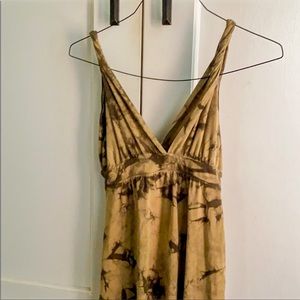 Reversible cotton tie dye dress